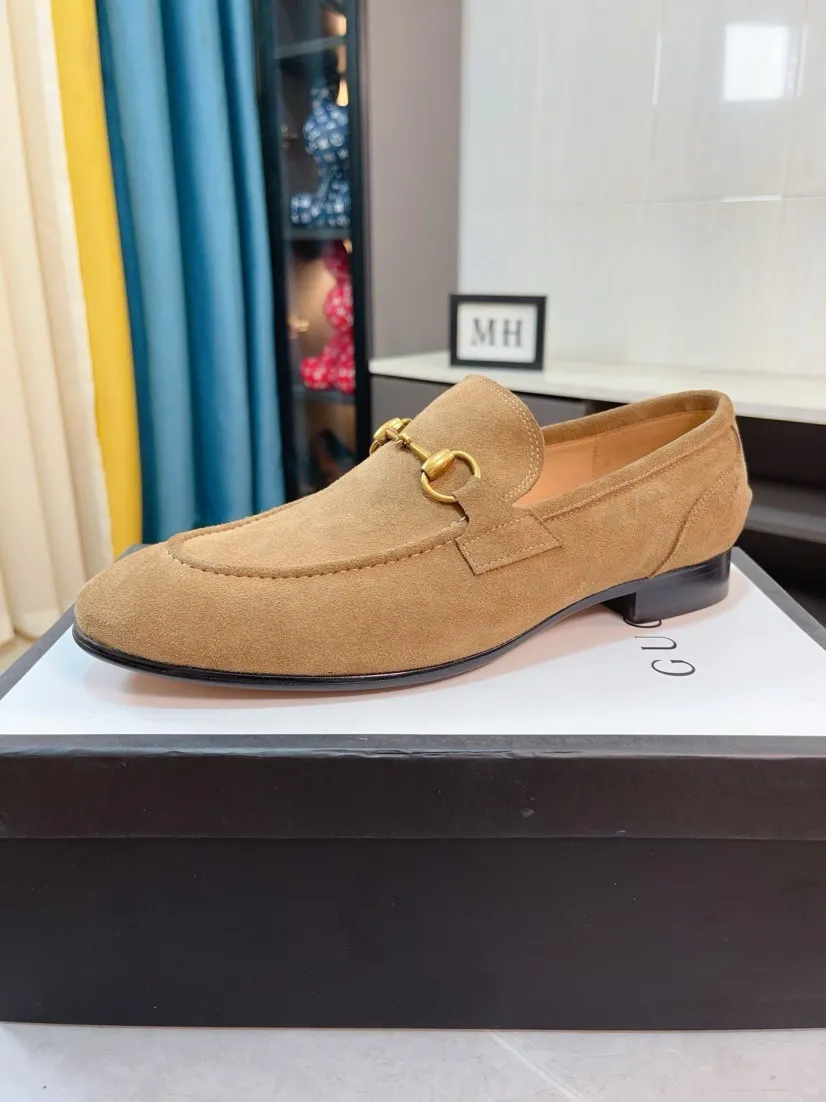 Men's shoes 💰500🌹🌹【GUCCI】The most popular classic Gucci leather shoes. Synchronized with the official website, the upper is made of Italian first-layer cowhide ➕cowhide lining, with unique brand and unique craftsmanship. Highlighting the hot style of the new year. Stop hesitating, stop wandering, get it now. Number: 38--44